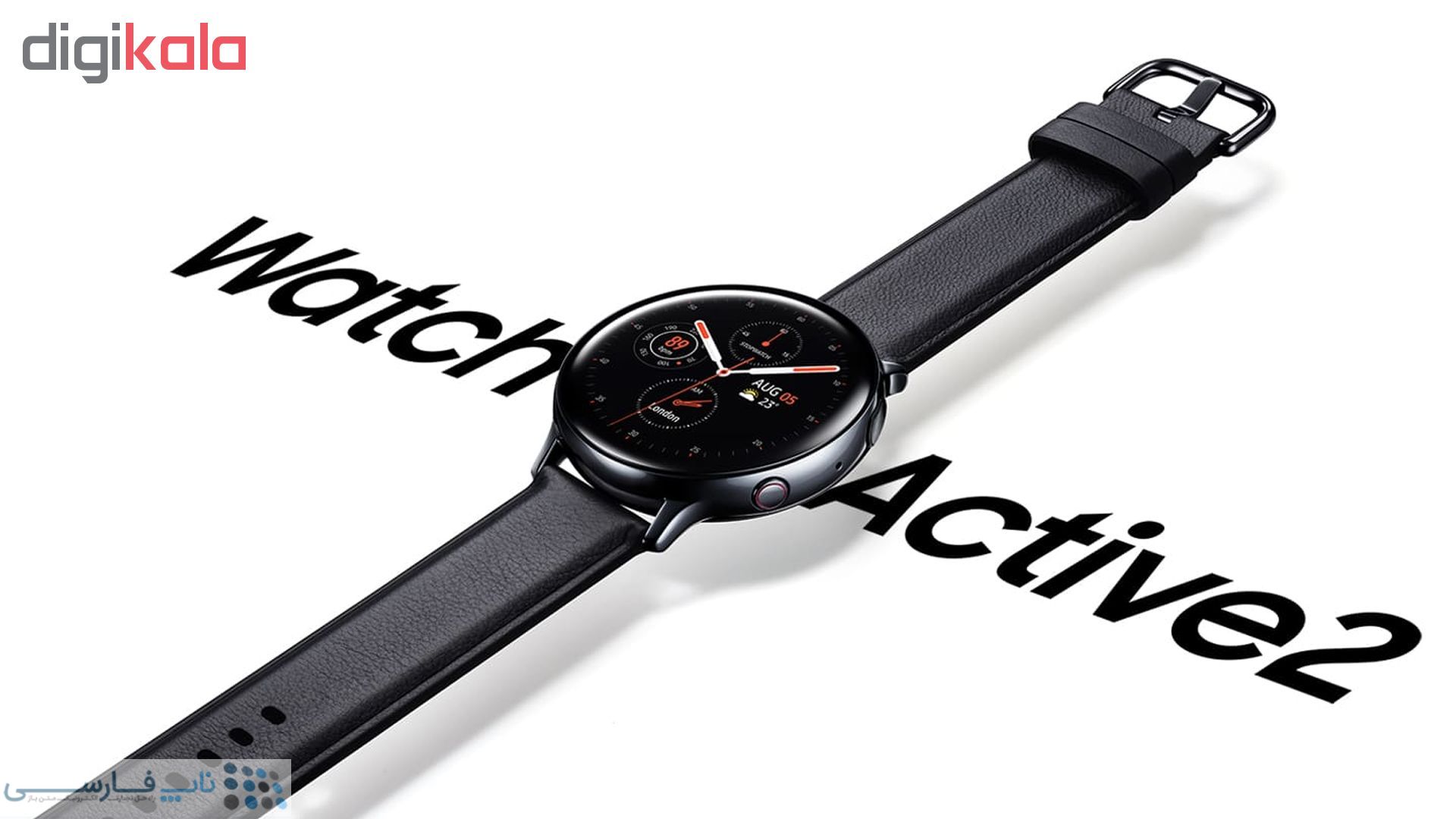 تصویر  ساعت هوشمند سامسونگ مدل Galaxy Watch Active2 44mm Leatherband Smart