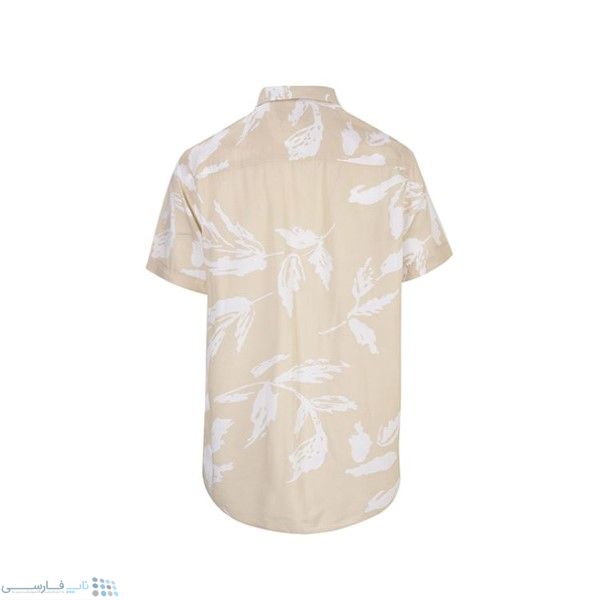 تصویر  پیراهن آستین کوتاه مردانه بادی اسپینر مدل هاوایی 2726 کد 1 رنگ کرم