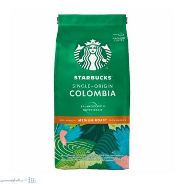 تصویر  پودر قهوه تک‌منشأ کلمبیا استارباکس - ۲۰۰ گرم