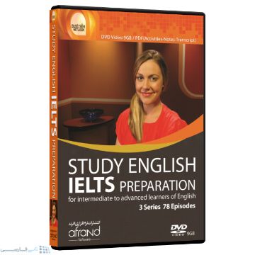 تصویر  فیلم آموزش زبان انگلیسی برای آمادگی آیلتس Study English IELTS انتشارات نرم افزاری افرند