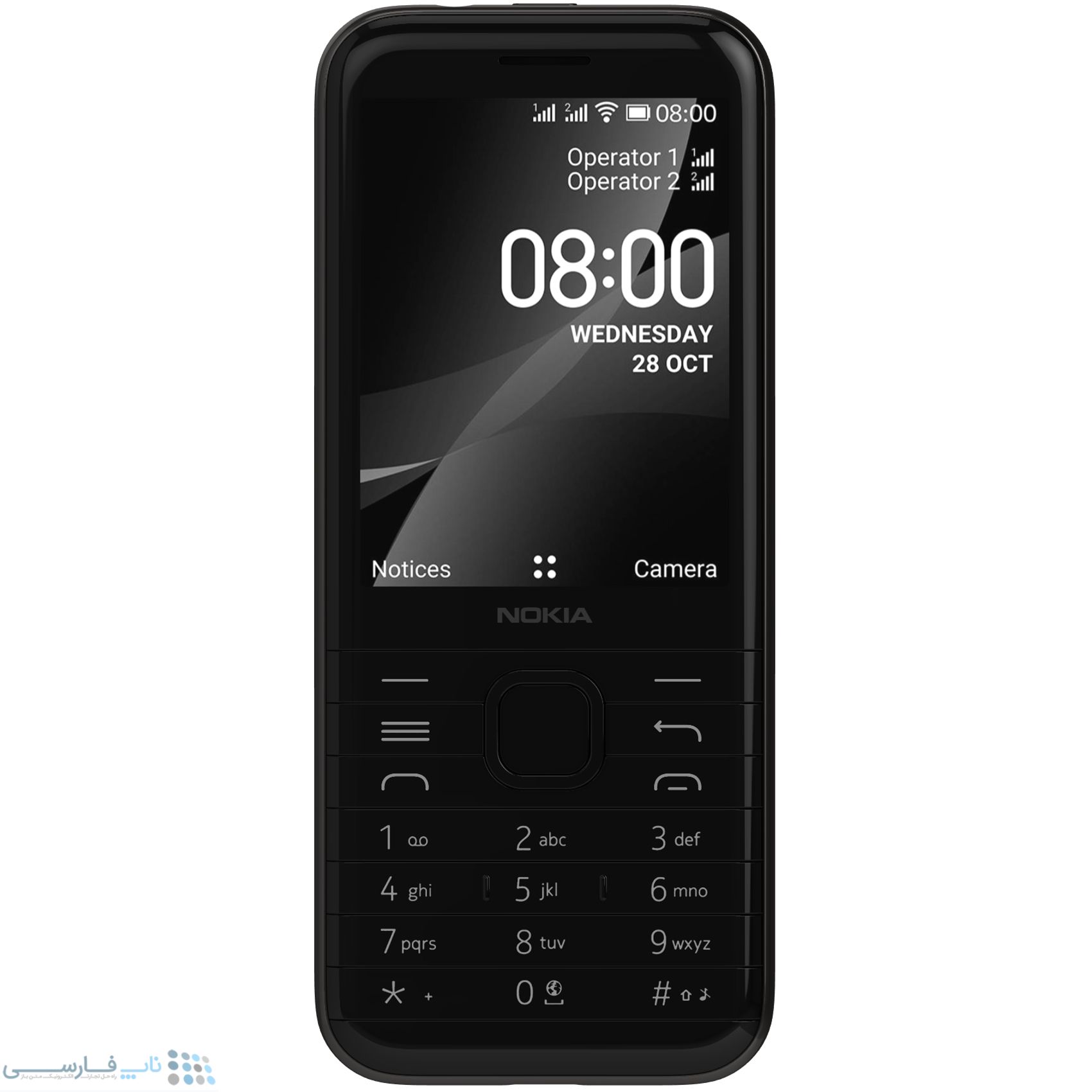 تصویر  گوشی موبایل نوکیا مدل 4G 8000 TA-1311 دو سیم کارت ظرفیت 4 گیگابایت و رم 512 مگابایت